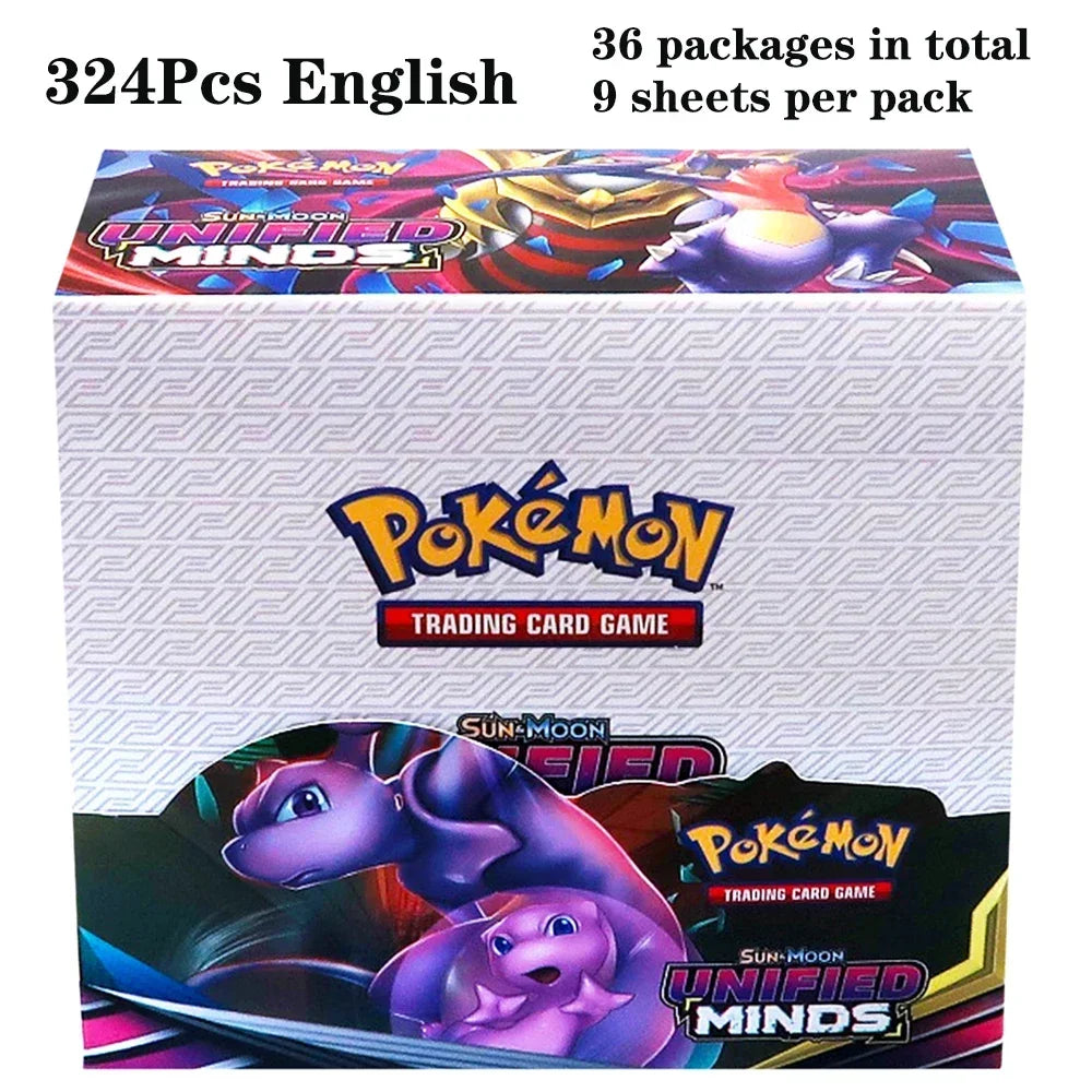324pcs Pokemon Tcg Sword Shield Tempest Bonds Booster Box Trading Card Game Kids Toys Board