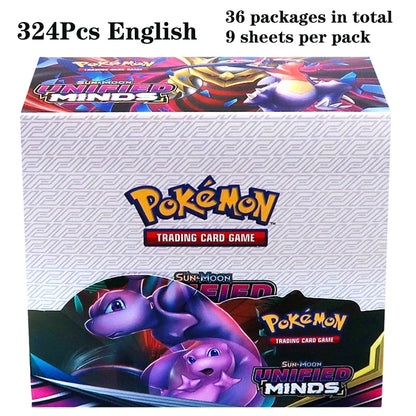 324pcs Pokemon Tcg Sword Shield Tempest Bonds Booster Box Trading Card Game Kids Toys Board