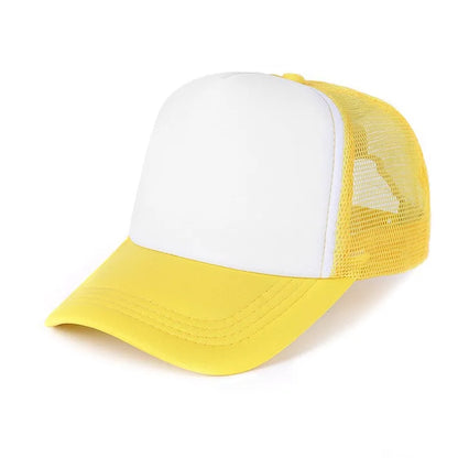 Custom Logo Mesh Trucker Hat – 5-Panel Snapback Baseball Cap for Men & Women