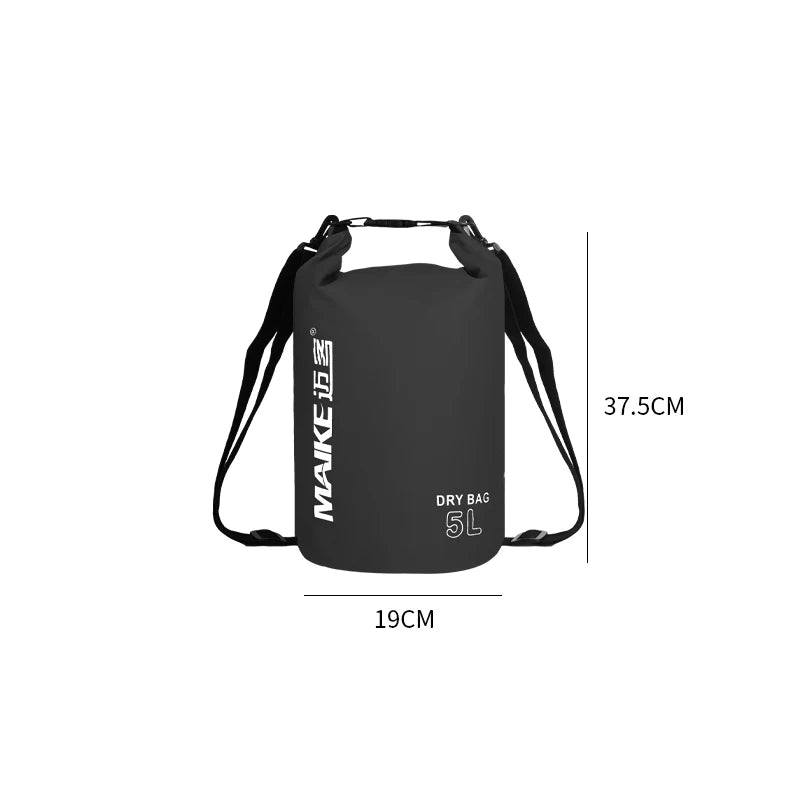 MAIKE Waterproof Dry Bag – 5L 10L 15L Roll-Top Sack