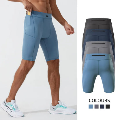 Men's Compression Shorts – Quick-Dry Bodybuilding Tights