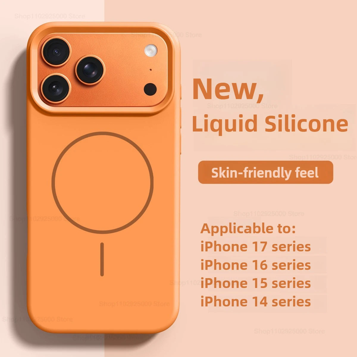 Magnetic Original Liquid Silicone Case Iphone 12 13 14 15 16 17 Pro Max Magsafe Cases Air Phone Back