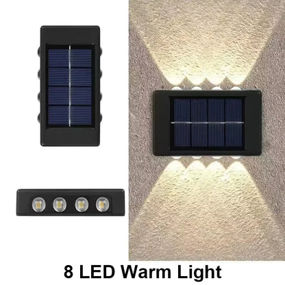 Solar Wall Light Outdoor Waterproof Led Garden Fence Lamp - Waterproof
