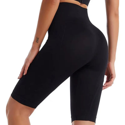 Seamless Push-Up Yoga Shorts for Women – Tummy Control Gym Wear