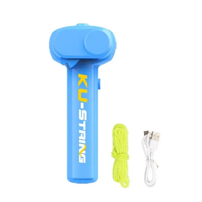 Glow in the Dark String Launcher Toy – Luminous Light-Up Rope Handheld Kids Party Toy