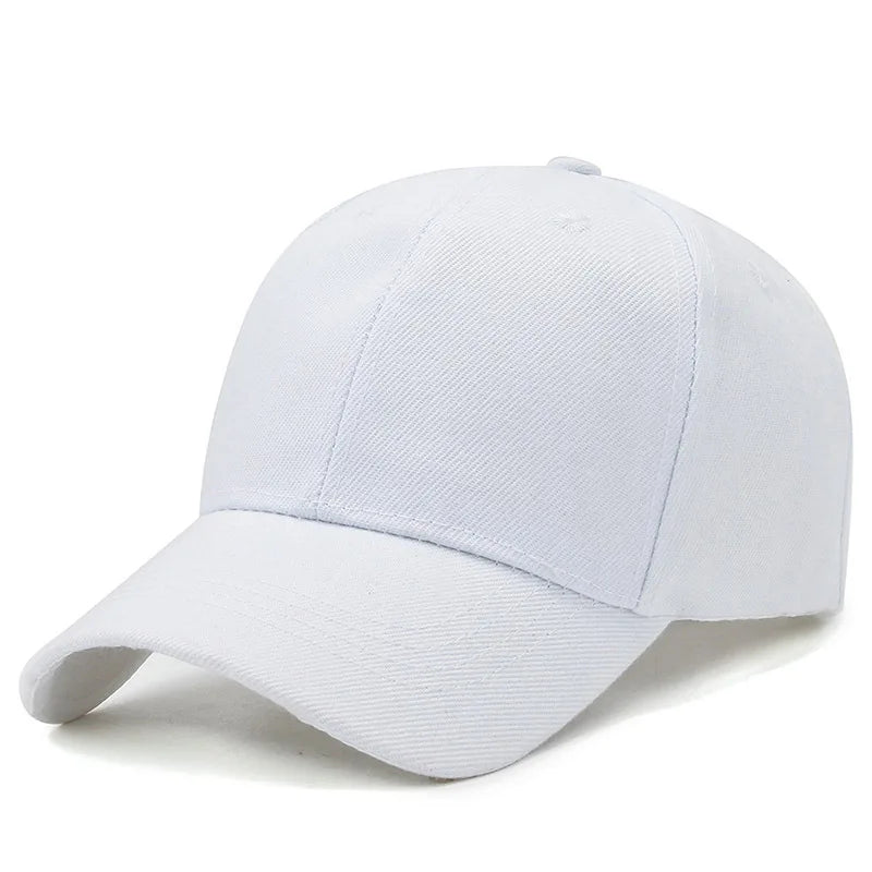 Plain Baseball Cap – Unisex Adjustable Snapback Dad Hat