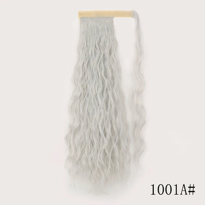 Wrap Around Ponytail Extension – Long Straight Synthetic Clip-In