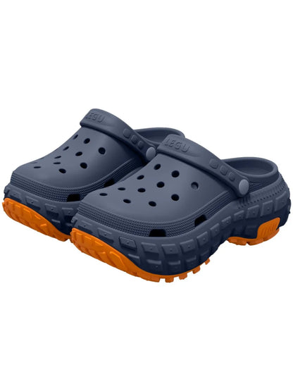 Men's Thick-Sole Perforated Clogs – Non-Slip Summer Sandals