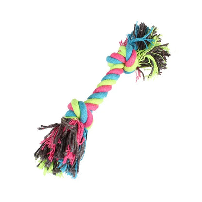 Dog Rope Toy Double Knot Cotton Chew Toy for Puppies & Cats