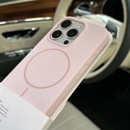 Luxury Liquid Silicone Case Iphone 16e 16 15 14 Plus 13 12 Pro Max 11 Magsafe Magnetic Wireless