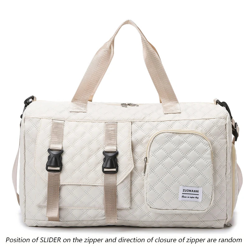 Nylon Travel Duffle Bag – Sports Gym & Overnight Shoulder Bag
