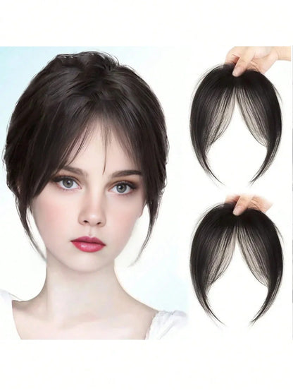 Clip-In Bangs Hair Extension – Natural Seamless French Fringe