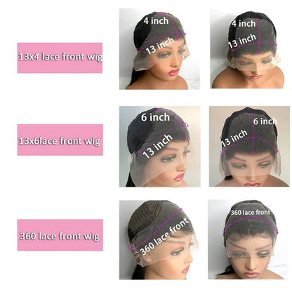 Brazilian Natural Body Wave Virgin Human Hair Wig Hd Lace Frontal Closure 360 13x4 13x6 5x5 180 200