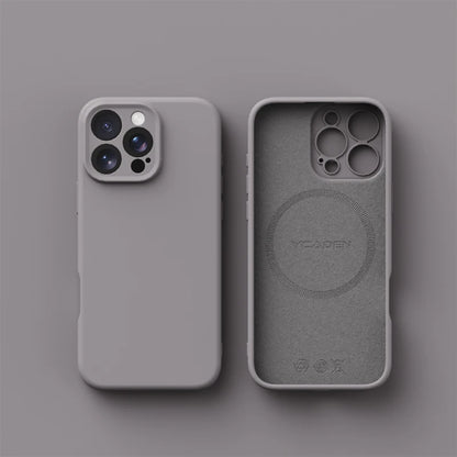 Original Magnetic Magsafe Phone Case Iphone 16 15 14 12 13 17 Pro Max Plus Liquid Silicone Wireless