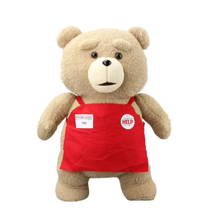 46cm Ted Plush Movie Teddy Bear 2 Doll Toys Apron Styles Soft Stuffed Animals Animal Kids Gift