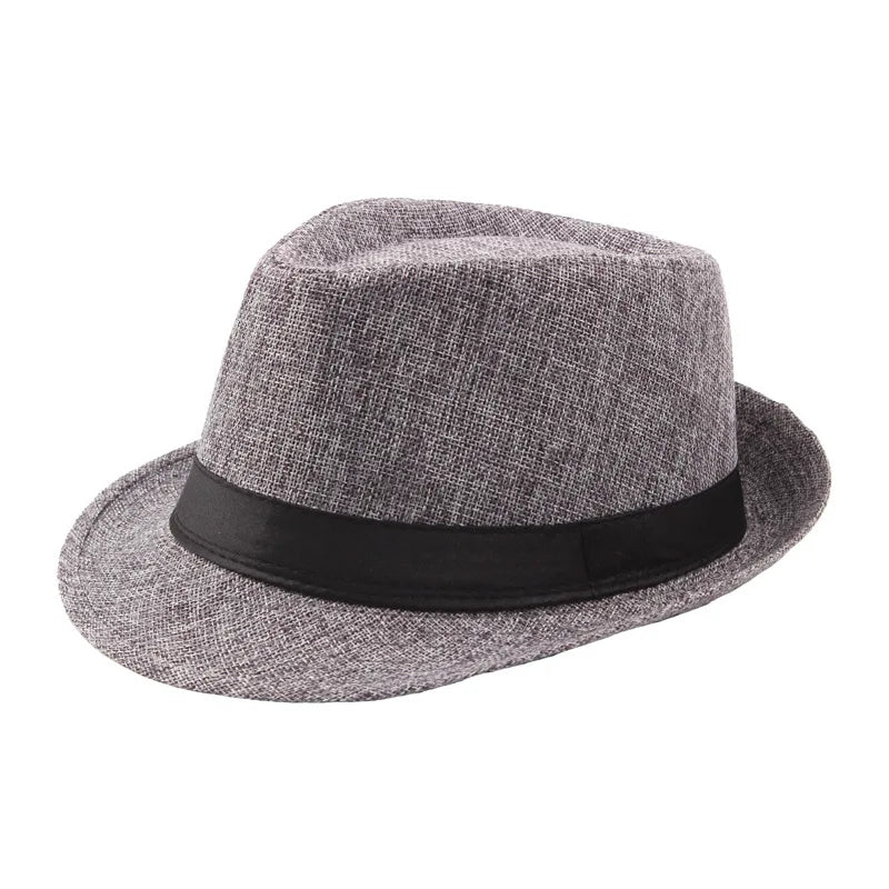 Fedora Sun Hat – Wide Brim Panama Jazz Cap for Men & Women