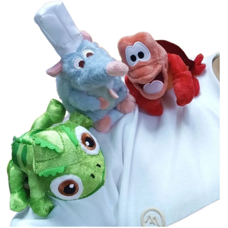 Magnetic Shoulder Plush Toy – Sebastian, Chef & Chameleon 16cm