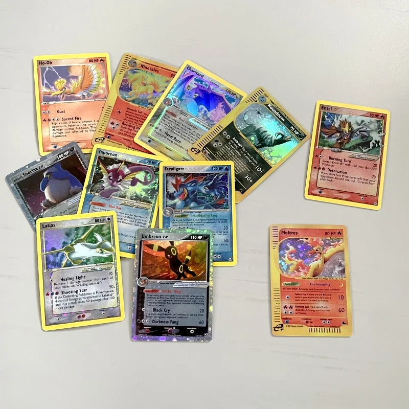 Pokemon 54pcs Mega Cards Box English Shining Energy Battle Toys Trading Card Game Kids Boys Gift