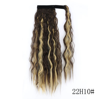 Wrap Around Ponytail Extension – Long Straight Synthetic Clip-In