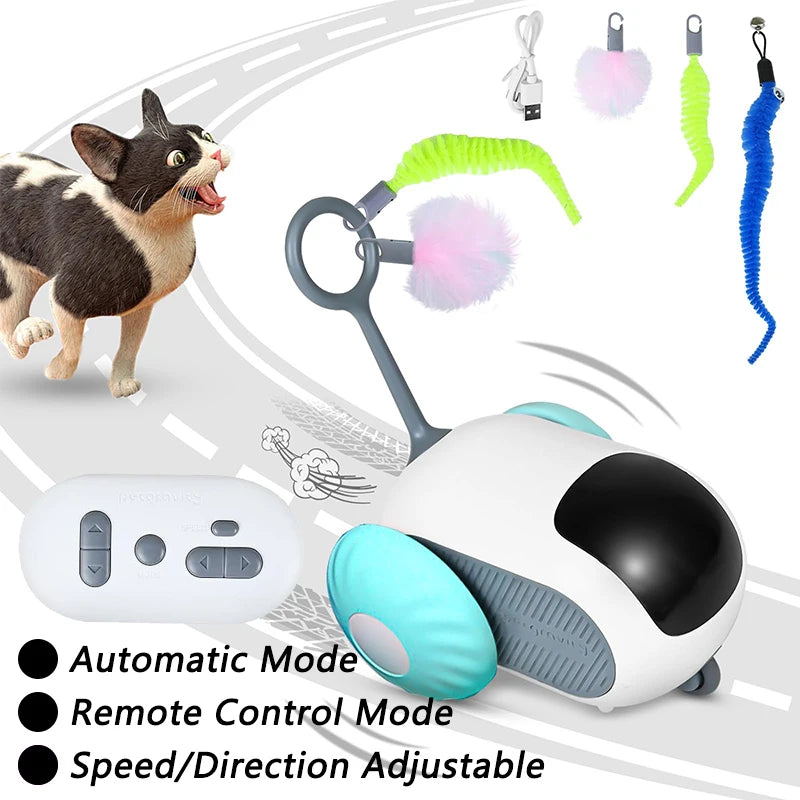 Automatic Cat Ball Toy – Smart Sensor Self-Moving Rechargeable
