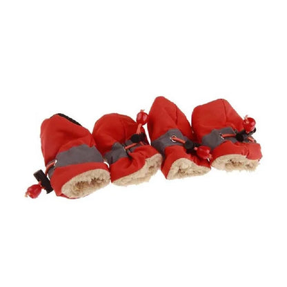 Puppy Shoes – Antiskid Waterproof Soft-Sole Dog Boots (4pcs)