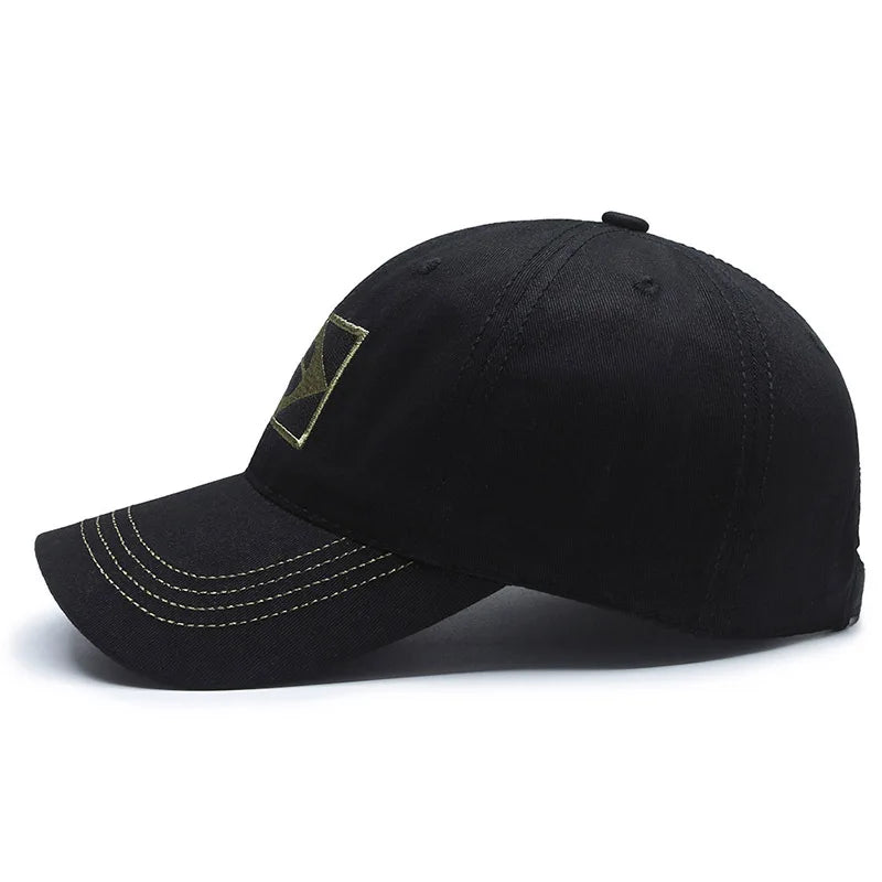 Brazil Flag Embroidered Baseball Cap – Outdoor Sports Sun Hat for Men