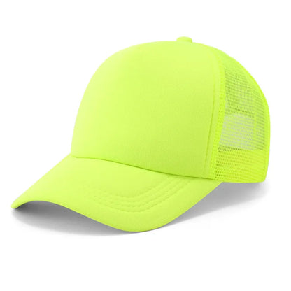 Custom Logo Mesh Trucker Hat – 5-Panel Snapback Baseball Cap for Men & Women