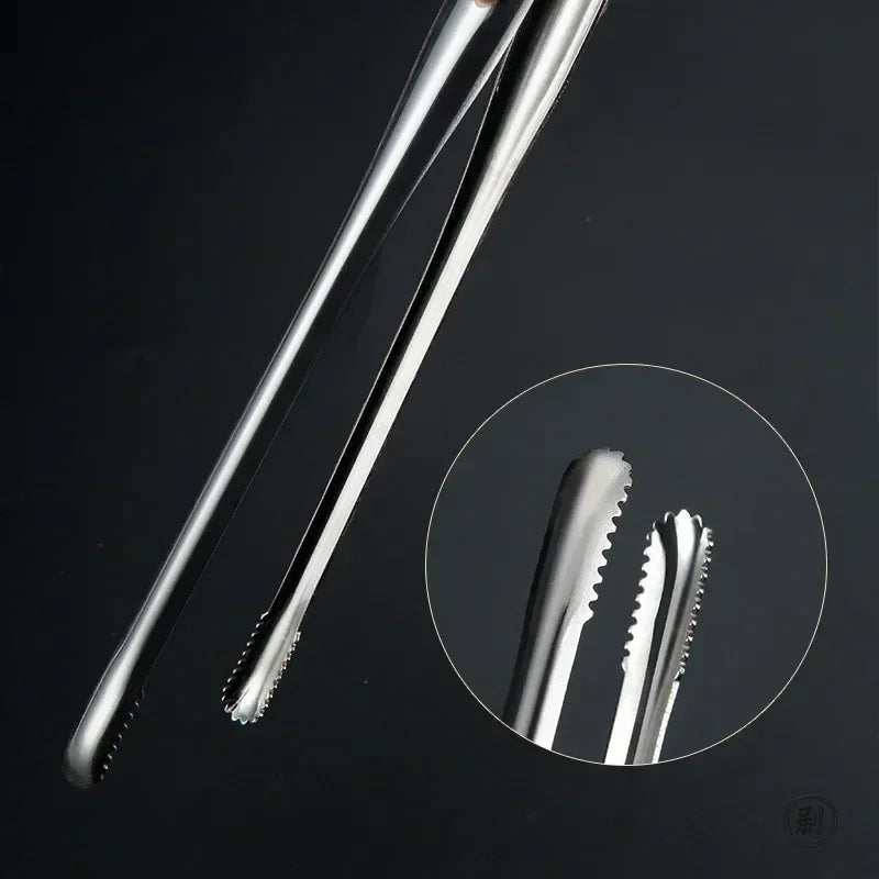 Super Grip Non-Slip Kitchen Tongs - Wide-Tip Stainless Steel Design Effortless Cooking