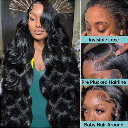 HD Lace Front Wig Human Hair 13x4 13x6 5x5 Glueless Up to 40 Inches