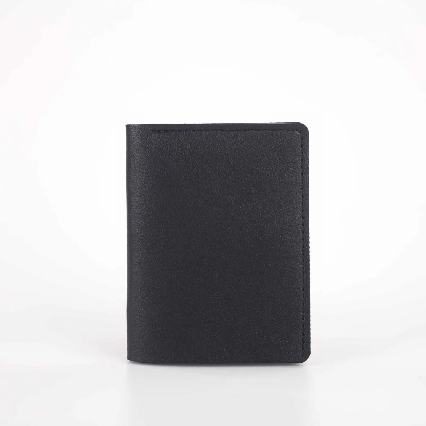 Slim PU Leather Women's Wallet – Ultra-Thin Short Purse with Card Slots & Button Closure