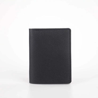 Slim PU Leather Women's Wallet – Ultra-Thin Short Purse with Card Slots & Button Closure