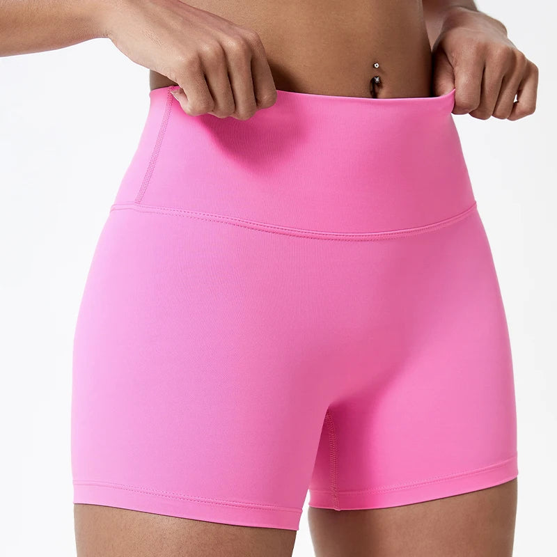 High-Waist Butt Lift Sports Shorts – Slim Fit Running & Cycling Shorts for Women