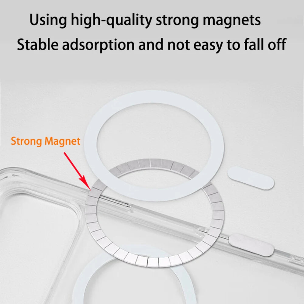 Magesafe Phone Case Iphone 17 16 15 14 13 12 11 Pro Max Air Plus Magnetic Wireless Charge