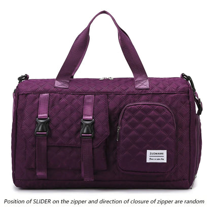 Nylon Travel Duffle Bag – Sports Gym & Overnight Shoulder Bag
