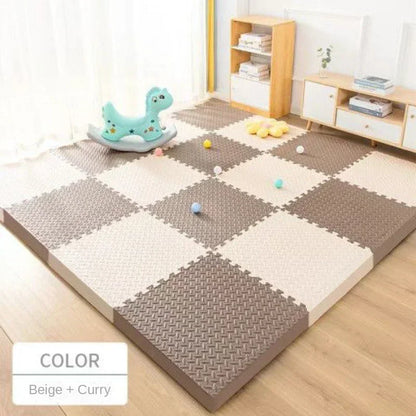 EVA Foam Puzzle Play Mat Tiles 30x30cm – Thick Interlocking Kids Floor Mat