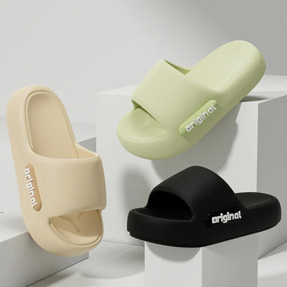 Women's Thick Platform EVA Slide Slippers – Non-Slip Cushioned Sandals