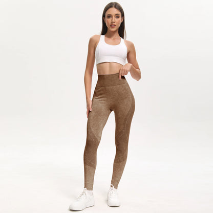 2-Pack Women's High Waist Yoga Leggings with Side Lace-Up Cutout