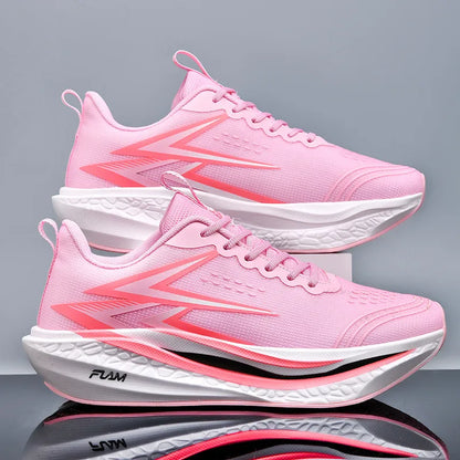 Carbon Plate Running Shoes – Lightweight Breathable Sneakers for Men & Women