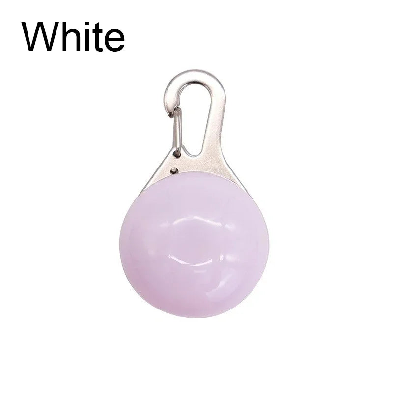 LED Glowing Pet Collar Pendant – Night Safety Light for Dogs & Cats