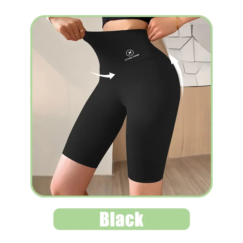 High Waist Biker Shorts for Women – Push Up Gym Cycling Yoga Leggings