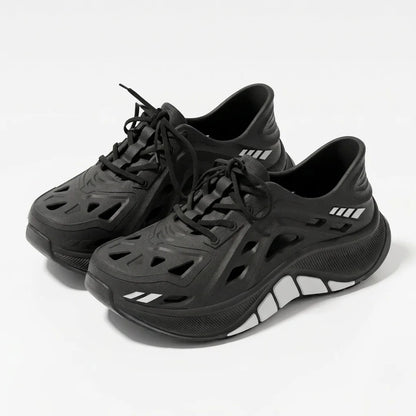 Men's Hollow Clog Sneakers – Non-Slip Outdoor Beach Garden Shoes