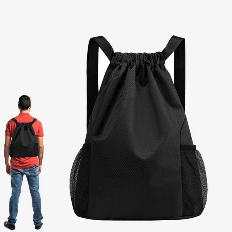 Drawstring Backpack Sports Gym Bag – Large Capacity Sackpack