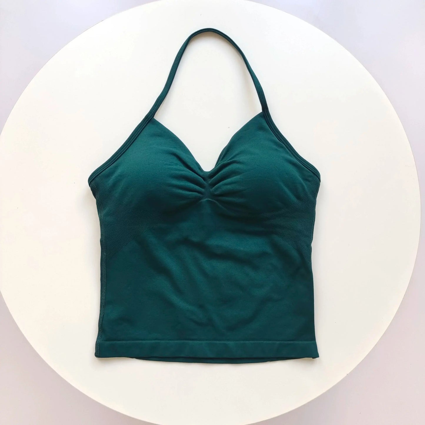 Women's Open Back Sports Bra – Breathable Yoga Top