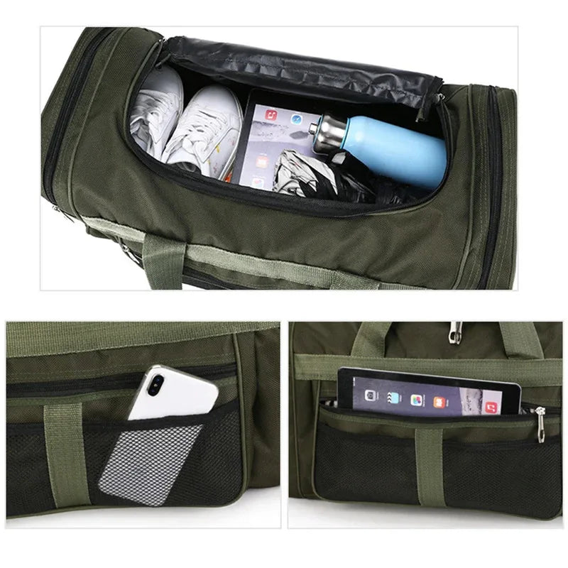 Waterproof Gym Bag with Dry Wet Separation – Large Capacity Sports Duffel
