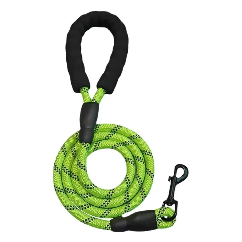 Reflective Dog Leash with Padded Handle – Heavy Duty Rope