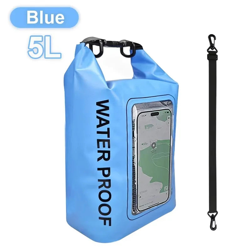 Waterproof Dry Bag with Touch Screen Window – 2L & 5L