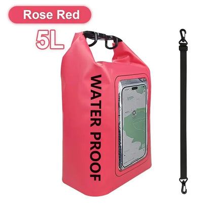 Waterproof Dry Bag with Touch Screen Window – 2L & 5L