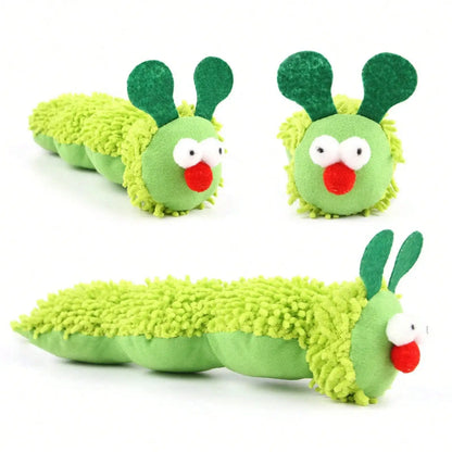 Catnip Caterpillar Chew Toy for Cats – Silvervine Molar & Teaser Toy