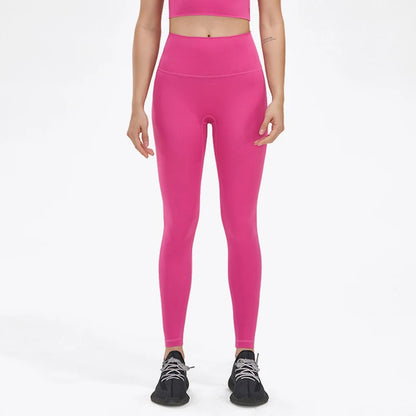 Women's Nylon Yoga Pants – Gym Leggings with Elastic Waist