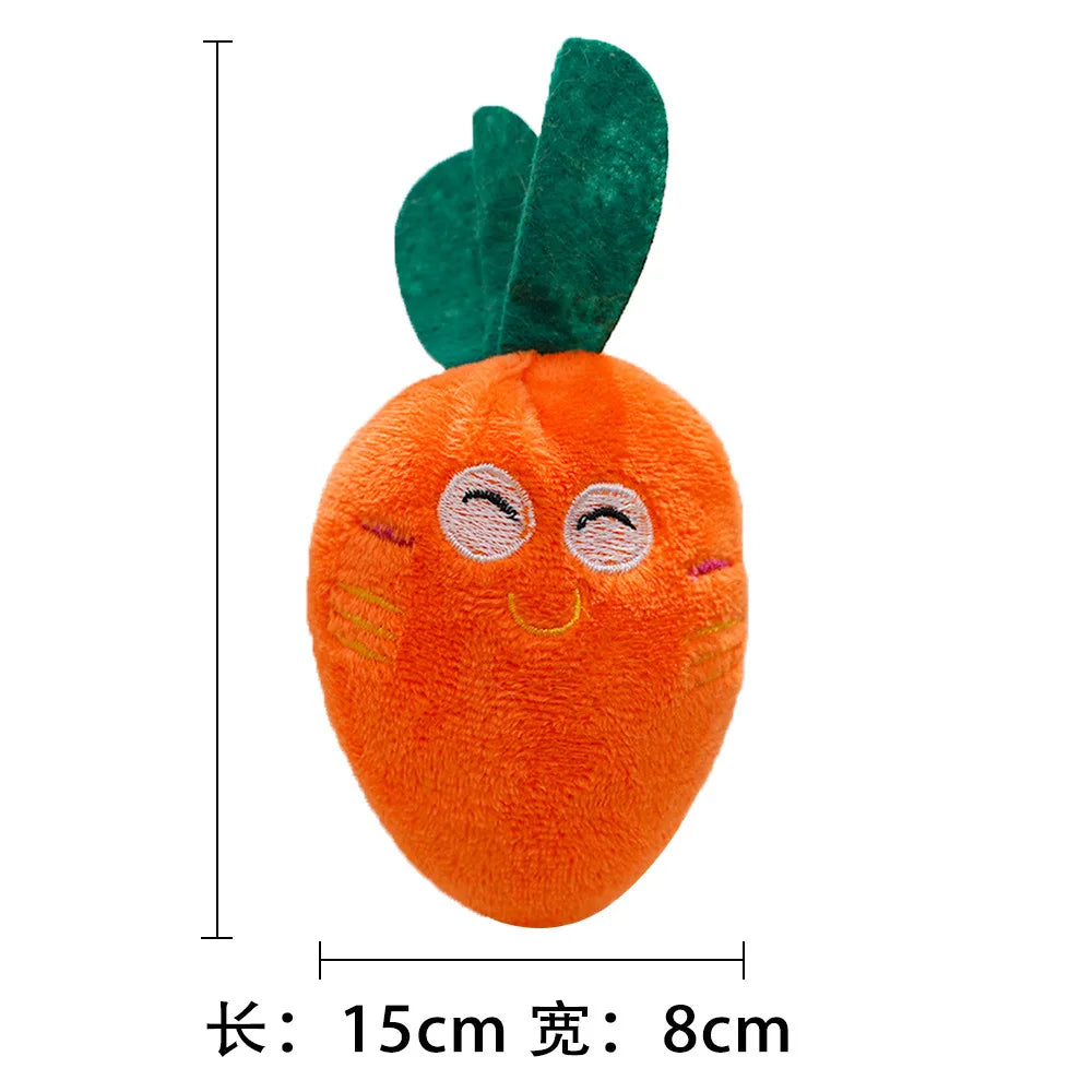 Plush Squeaky Dog Toy – Bite-Resistant Animal Chew Toy for Dogs